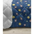 thumbnail image 3 of Space Down Alternative Comforter, UFOs and Planets Gas Giant Alien Environments Science Fiction Elements, Microfiber Quilt for All Season, 5 Sizes, Multicolor, by Ambesonne, 3 of 3