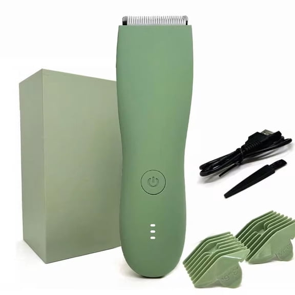 Multifunctional Razor, Body Hair Trimmer, Replaceable Ceramic Blade, Beautician, Waterproof,green
