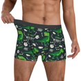 thumbnail image 2 of Kdxio Men's Boxer Briefs with Dinosaur and Bone Print - Comfortable and Breathable Underwear for Everyday Wear, 2 of 7