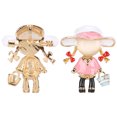 thumbnail image 1 of 2 uds broche de dibujos animados creatividad Linda aleación elegante Pin de solapa moda ropa decoración chica rosa, 1 of 10
