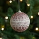 thumbnail image 4 of Puntoco Bola de espuma navideña de 8 cm, pegatina de red, bola de polvo dorado con encaje, colgante para árbol de Navidad, bola decorativa, 4 of 6