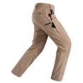 thumbnail image 1 of Pantalones Rapoo Hiking Cargo, de secado rápido, impermeables, color caqui, 36 x 32, 1 of 6