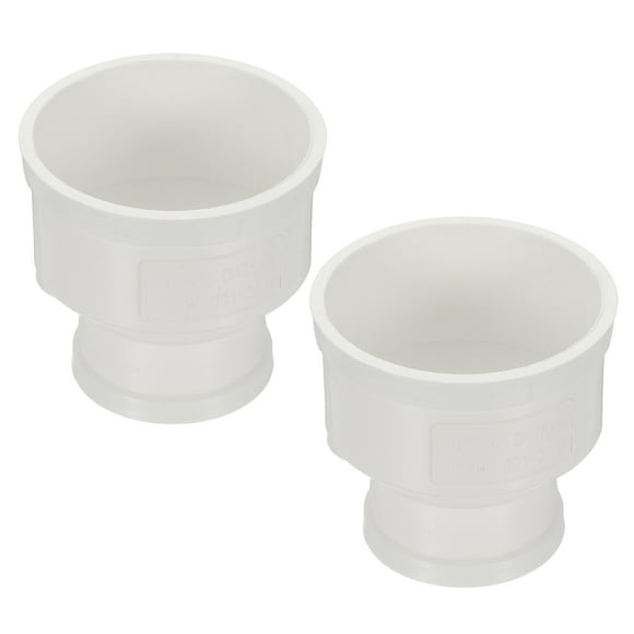 Uxcell Duct Reducer, PVC Pipe Increaser Adapter Ducting Airflow Tube Pipe Fitting 3" to 2"