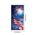thumbnail image 3 of Linnome Independence Day Door Cover Hanging Cloth Background Cloth for Anniversary Celebration 70.9x35.4 Inch Multicolor#02, 3 of 6