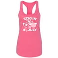 thumbnail image 1 of Staying Fly On The 4th Of July Racerback Tank, 1 of 2