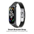 thumbnail image 3 of Stainless Steel PU Leather Strap Adjustable With Bumper Case Smart Watch Replacement Accessory Fit For 7, 3 of 8