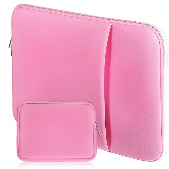 Worgeous Pink Laptop Case with Shockproof Sleeve and Pocket for Storage Travel Office 13.3 Inches