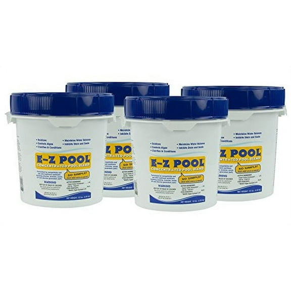 E-Z Pool All in One Concentrated Pool Chemicals, 40 lbs, (4 Pack)