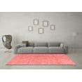 thumbnail image 3 of Ahgly Company Machine Washable Indoor Rectangle Abstract Red Modern Area Rugs, 7' x 9', 3 of 4