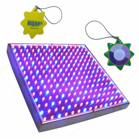 HQRP New 12" Square LED Grow Light System Blue / Red 225 ...