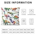 thumbnail image 5 of Wuche Dinosaurs Watercolor Painting Pillow Case,Decorate Home Living Room Bedroom Boys Room Kids Room,Wild Animal Lovers Boy Men Kids Gifts Throw Pillow Covers Multiple specifications, 5 of 5