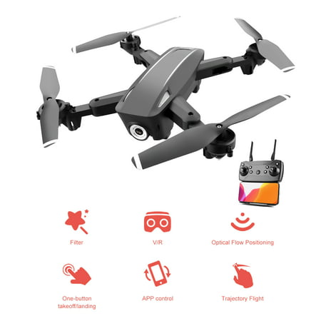 D58 RC Drone with Camera 4K Drone Optical Positioning RC Quadcopter 2.4GHz APP Control Trajectory Flight Headless (Best App To Check Flight Status)