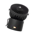 thumbnail image 4 of Ventilador eléctrico Mini ventilador colgante de cuello para exteriores Niveles de viento ajustables Dispositivo de enfriamiento de escritorio, Negro Jumpingount HA004138-02B, 4 of 6