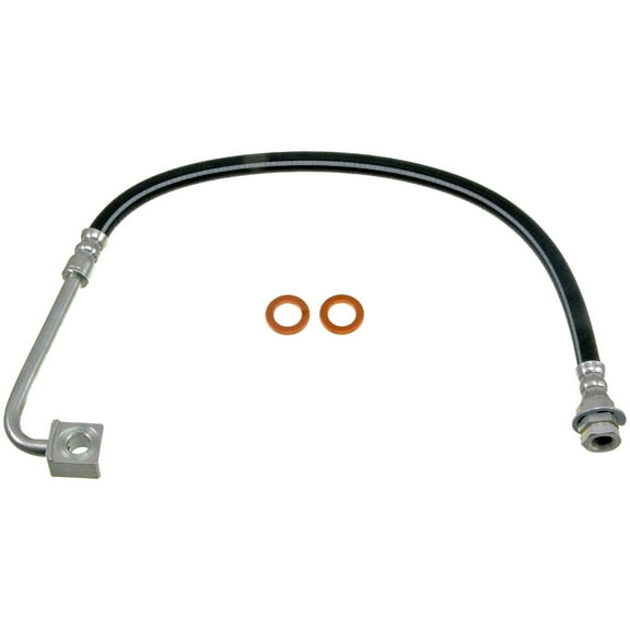Dorman H380383 Front Passenger Side Brake Hydraulic Hose for Specific Ford Models