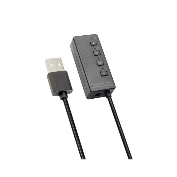 SYBA SD-AUD63119 USB Headphone Digital Adapter for Microsoft Teams and Lync