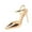 Rose Gold, variant on XIMIN Women High Heeled Sandal Sexy Pointed Toe High Heel Slingback Pumps Sandals Cutout Strappy Stiletto Slip on Formal Casual Shoes Party Wedding (5.5, Khaki)