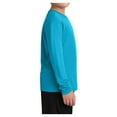 thumbnail image 3 of Mafoose Youth Long Sleeve Lightweight PosiCharge Moisture-Wicking Competitor T-shirt Atomic Blue XS, 3 of 6