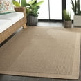 thumbnail image 3 of SAFAVIEH Sisal Performance Arthur Solid Indoor/Outdoor Area Rug, Natural/Beige, 8' x 10', 3 of 16
