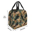 thumbnail image 2 of Disketp Camouflage Rabbit Lunch Bag for Women Men, Leakproof Thermal Cooler Sack Food Handbags Case High Capacity forTravel Work School Picnic, 2 of 5