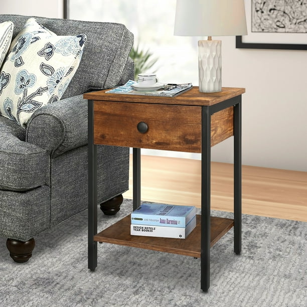 storage end tables for living room