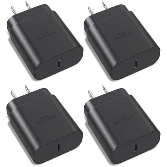 Quyaojz for Samsung USB C Charger Block 25W PD Super Fast Charger Type C Wall Plug Adapter Quick Charging Compatible With Samsung Galaxy S26/S25/S24/Z Fold 3/4/5/Note20