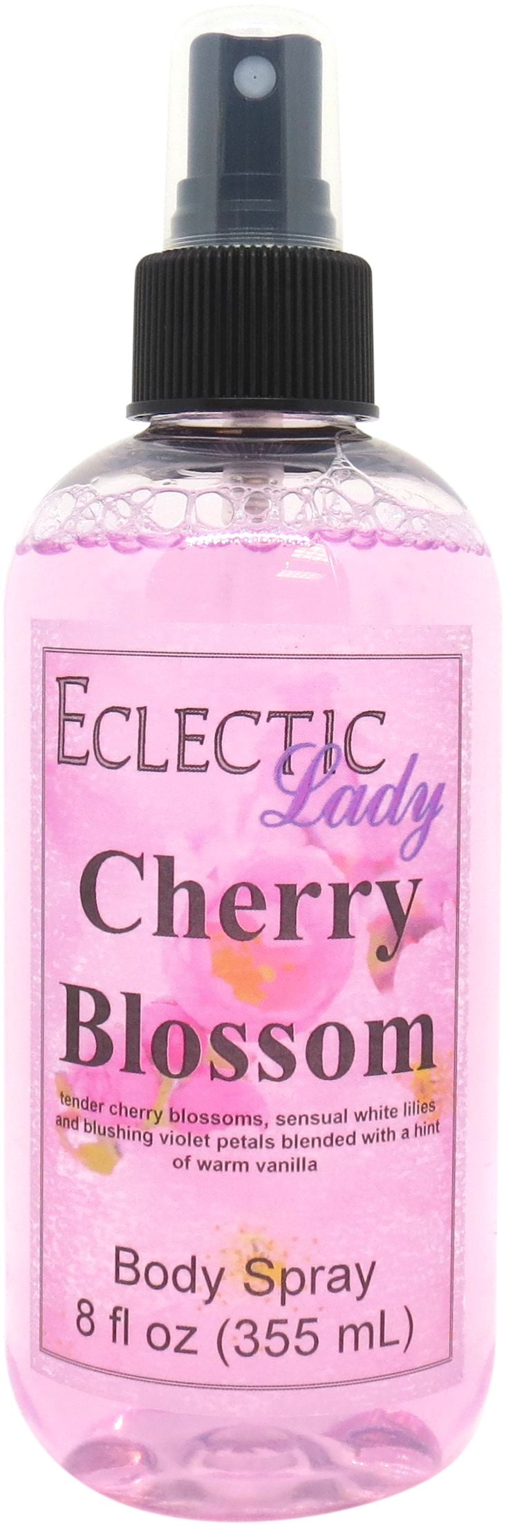 Cherry Blossom Body Spray, Eclectic Lady, Hydrating Mist, Unisex, 16 oz