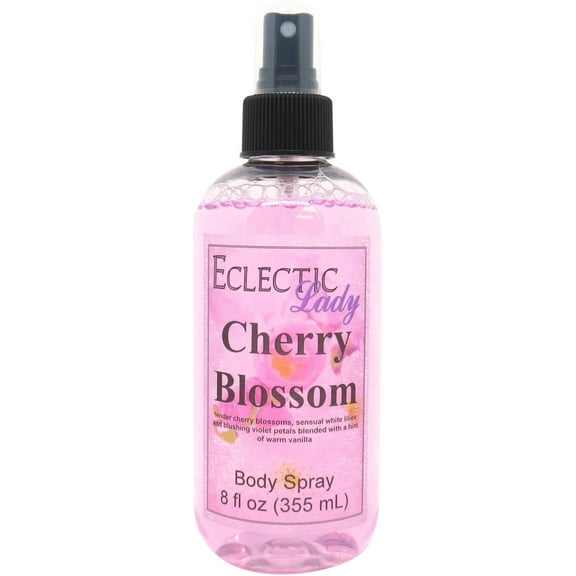 Cherry Blossom Body Spray, Eclectic Lady, Hydrating Mist, Unisex, 16 oz
