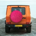 thumbnail image 6 of Xecao Rose Red Glitter for Tire Covers,Wheel Tire Cover Waterproof, Dust-Proof, And Universally Fitting for Cars,Trailers, SUVs-14 inch, 6 of 6