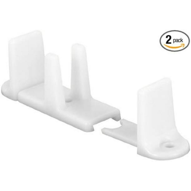 PrimeLine 163236 Plastic Sliding Closet Door Bottom Guide, 21/8
