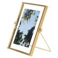 thumbnail image 5 of Modern Metal Floating Tabletop Photo Picture Frame with Glass Cover and Easel Stand, 5 of 9