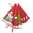 thumbnail image 4 of JOOCAR Christmas Tree Skirt, 48 Inch Christmas Tree Skirt, Santa Drives Train Deer Penguin Merry Christmas Tree Skirt for Christmas Tree Decoration Home Christmas Party Decoration, 4 of 5