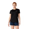 thumbnail image 1 of Playera Asics Mujer Silver SS Top Negro Running 2012B891001, 1 of 4