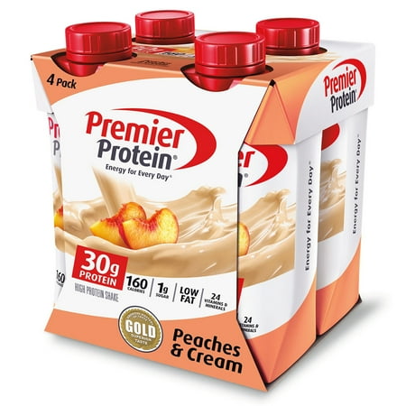 UPC 643843716075 product image for Premier Protein Shake, Peaches & Cream, 30g Protein, 11 Fl Oz, 4 Ct | upcitemdb.com