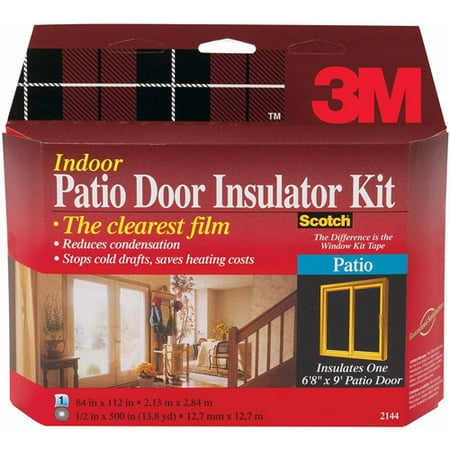 3M Indoor Window Insulator Kit, Patio Door