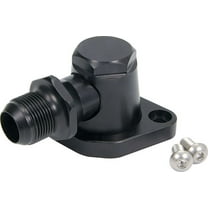 Allstar Performance ALL30372 Water Neck - 90 Degree -16AN Male Inlet - Swivel - O-Ring - with Hardware - Billet Aluminum - Blk Anodized