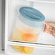 thumbnail image 3 of Jarra de plástico con tapa, garrafas ecológicas, mezcla de bebidas, jarra de agua para limonada caliente/fría, jarra para bebidas, hervidor de té helado, 3 of 5