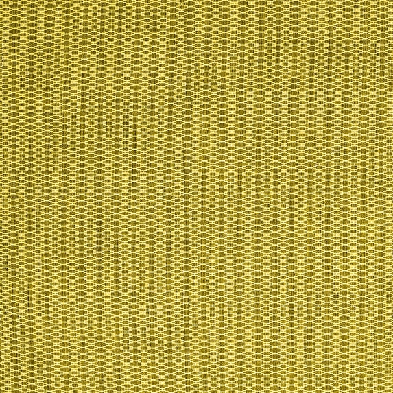 Ahgly Company Machine Washable Indoor Square Abstract Yellow Contemporary Area Rugs, 7' Square