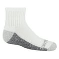 thumbnail image 2 of Fruit of the Loom Dual Defense Ankle Socks for Boys, White, Sizes 4.5-8.5 (10-Pack), 2 of 5