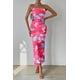 thumbnail image 4 of Vestido PRETTYGARDEN Strapless Bodycon Maxi Floral XXL, 4 of 7