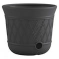 thumbnail image 1 of Suncast Pot de Rangement pour Boyau d'Extérieur en Résine Décoratif 14 x 12 Pouces, Gris, 1 of 8