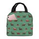 thumbnail image 1 of Disketp Christmas Dachshund Bolsa Térmica para Almuerzo para Hombre y Mujer, Ideal para Trabajo, Senderismo y Picnic, 1 of 8