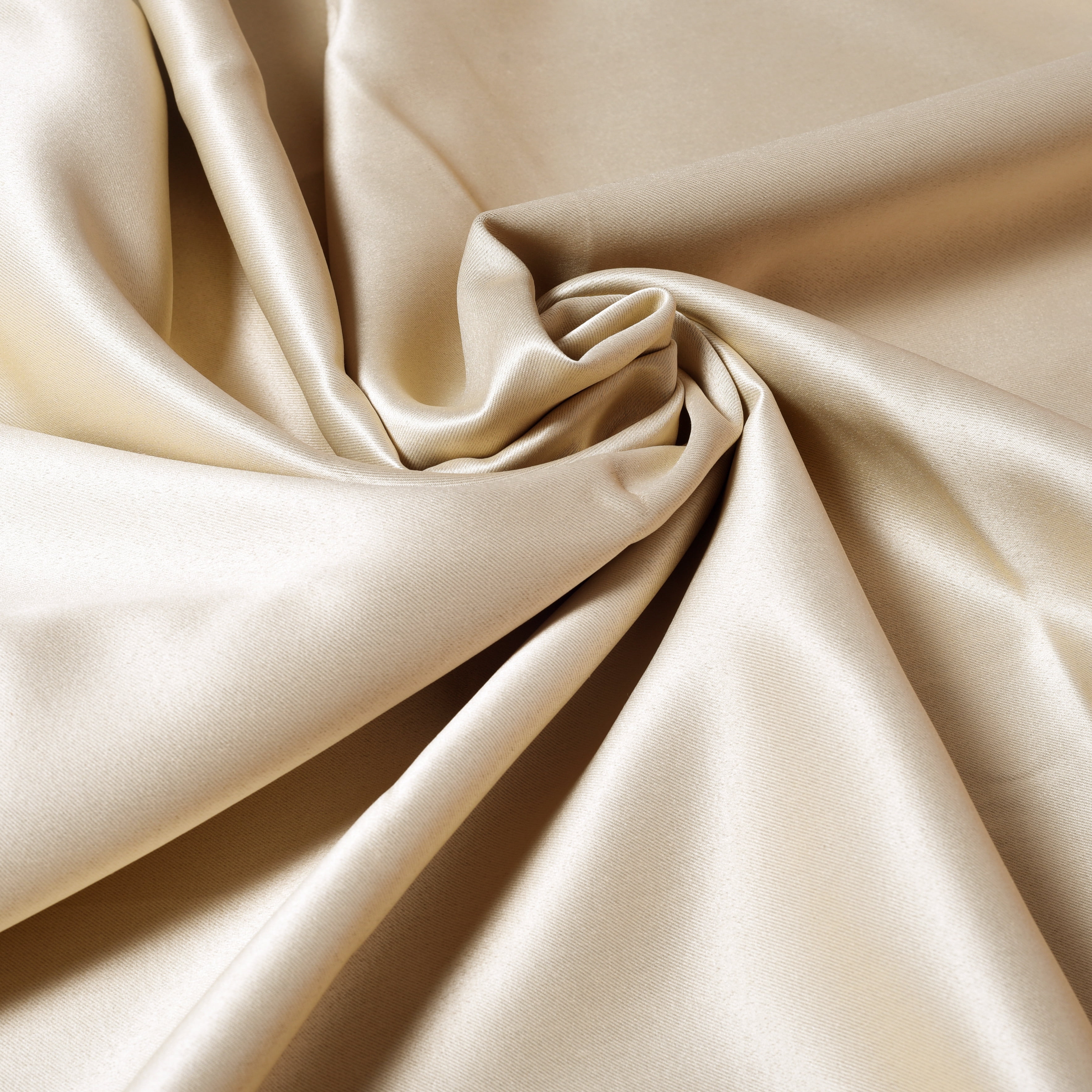 Triangle Weavers Windows Blackout Curtains 100% Polyester, Set of 2, Beige color, 52"W x 84"L