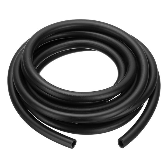 Fuel Line Hose Tube, Petrol Fuel Gas Line Pipe Hose Tubing, 1/4" ID 6.6 ft for Small Engine Power Tools (Black)