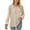 Beige, variant on Oalirro Black Womens Long Sleeve Tops Dressy Casual Fall V Neck Solid Womens Dressy Casual Tops