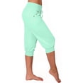 thumbnail image 5 of Posijego Capri Pants for Women High Waist Cropped Jogger Pants Summer Athletic Yoga Capris with Pockets, 5 of 7
