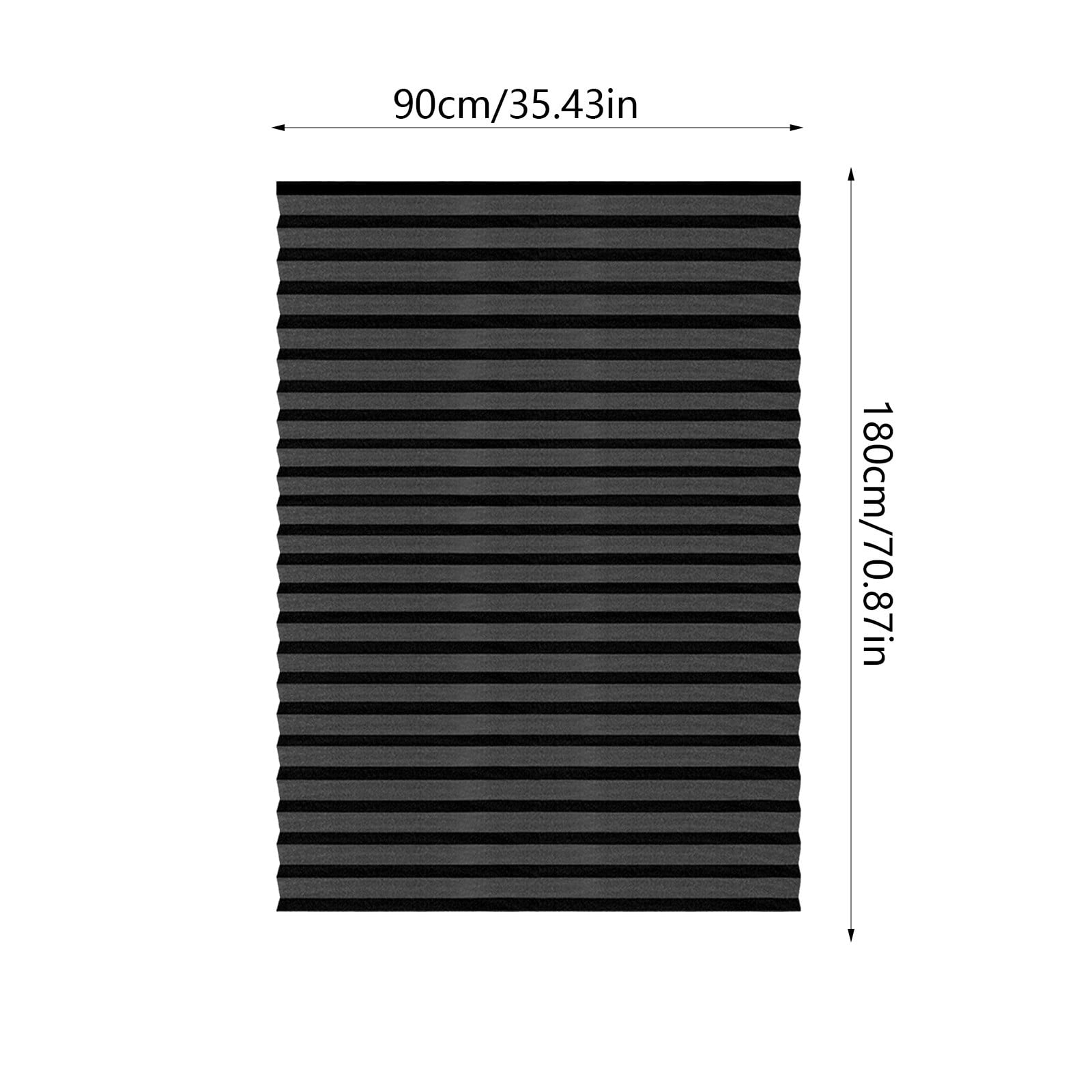 3Pcs Window Blinds Cordless Blackout No Drill Cut to Size Clip On Stick On Self Adhesive Temporary Blinds Pleated Paper Blinds for Windows Doors Shades for Home Nursery Bedroom Kitchen Bathroom