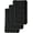 black, variant on Women's Bra Extender 5 Hook Plus Size Bra Strap Extenders 3pcs-Pack