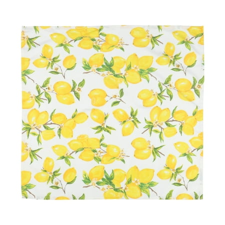 

BESTONZON Lovely Lemon Pattern Tablecloth Creative Digital Printed Decorative Table Cloth