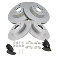 thumbnail image 2 of TRQ Front and Rear Brake Pad & Rotor Kit Brake Pads Brake Rotor Ceramic Premium G-Coated Fits Select 2011-2016 Scion tC, 2 of 6