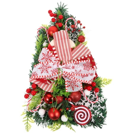 Christmas Tree Pendant Decorations Candy Garland Outdoor Ornaments Red